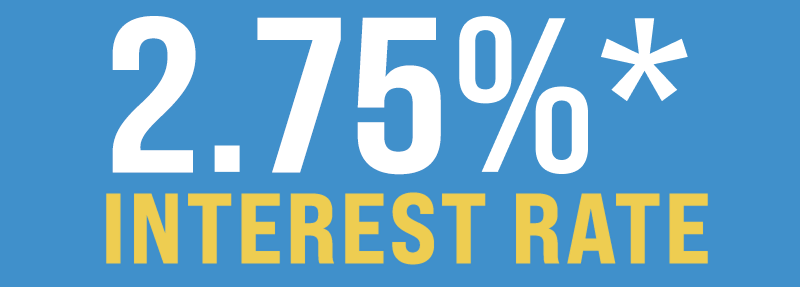 2.75% Interest Rate